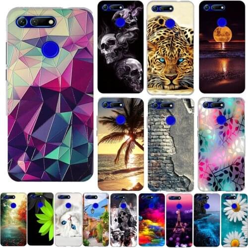 For Huawei Honor View 20 V20 Case TPU Funda Soft Thin Silicone Cover For Huawei Honor V20 Capa 3D Cute Animal Silicone Phone Bag