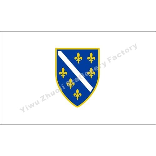 Bosnia and Herzegovina 1922 Flag 150X90cm (3x5FT) 120g 100D Polyester Double Stitched High Quality Banner Free Shipping