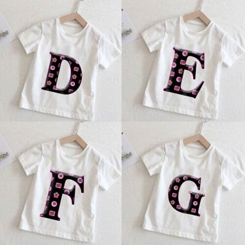 2021 Summer Kids TShirts Novelty Fashion Design T Shirt Boys/Girls Graffiti Letter Short Sleeve GIRL Boy Top Childrens T-Shirt