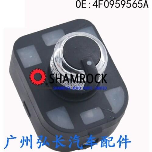 Chrome Control Mirror Adjustment Switch OEM 4F0959565A 5PR 4F0 959 565 A for Aaudi A1 A3 S3 Sportb A6 S6 Avant A8 S8 Q7 RS6 plus