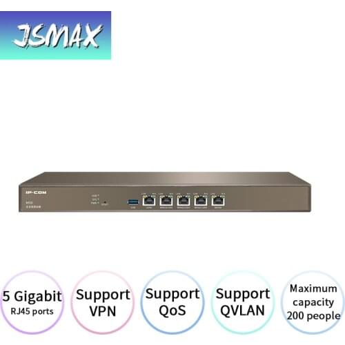 JSMAX JSM50 5Ports 10/100/1000M Gigabyte Router Enterprise Router With 200 People Support VPN，VLAN, QOS