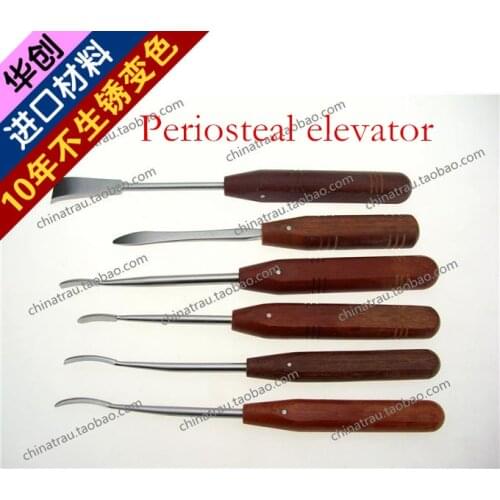 Medical orthopedic instrument Periosteal elevator periosteum detacher Periosteal denudation Smooth flat round head Animal VET AO