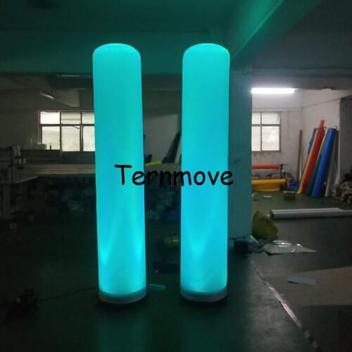 Inflatable Lighting standing tube Decoration ,Adver Event column Advertising LED Inflatable pillar Inflatable column tube