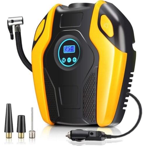 Digital Display Tire Inflator DC 12 V Portable Car Air Compressor Pump 150 PSI Tyre Air Pump for Car Motorcycles Bicycles