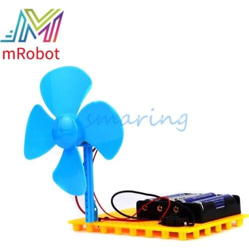 Assembling DIY Small fan Small Production Learning For Children Technology Model Parts Toy Accessories