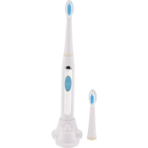 Battery Powered Toothbrush for Adult Children with 1 Replacement Brush Head and Base Sonic Electric Travel Toothbrush 2020 New