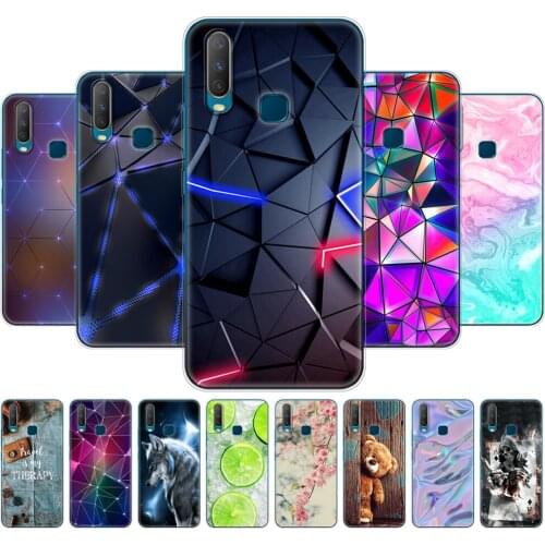 6.35" Silicon Case For Vivo Y11 2019 Case Soft TPU Back Phone Cover For Vivo Y17 Y15 Y12 Y3 Case VivoY17 Y 17 15 12 3 11 Funda