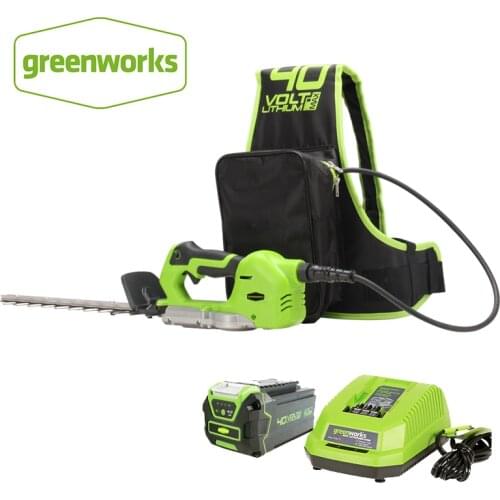 Greenworks 40V Hedge Trimmer 500W One hand operate Cordless Grass Trimmers Electric Battery Pruner Garden Shears