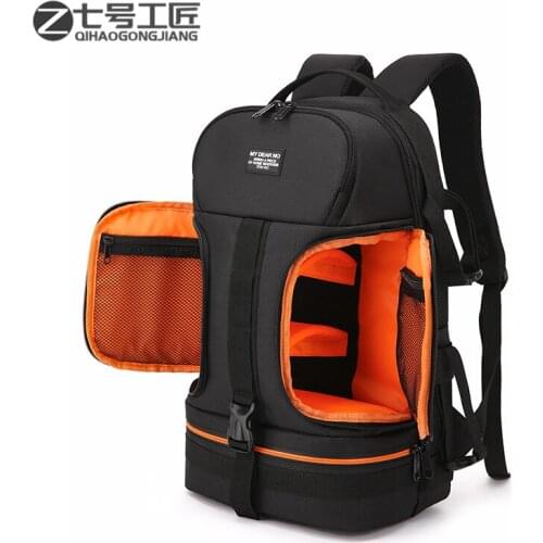 HOT DSLR Waterproof Video Camera Backpack Tripod Case w/ Reflector Stripe fit 15.6in Laptop Bag for Canon Nikon Sony DSLR Photo