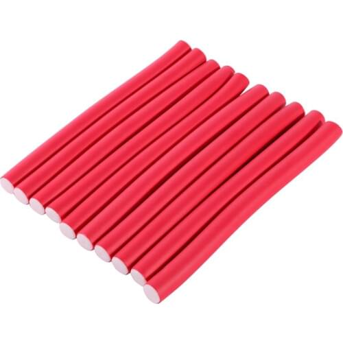 High quality 1.4CM DIY hair curling flexible rods sticks bendy foam roller hair curler as hairdresser styling tool in hair salon