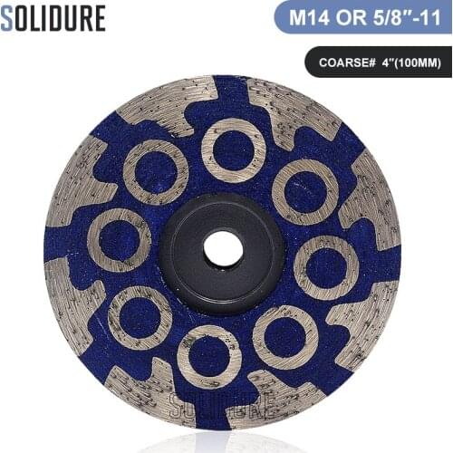 1pc/lot 4 inch resin filled cup grinding wheels 100mm turbo grinding abrasive tools for grinding stone,concrete and tiles