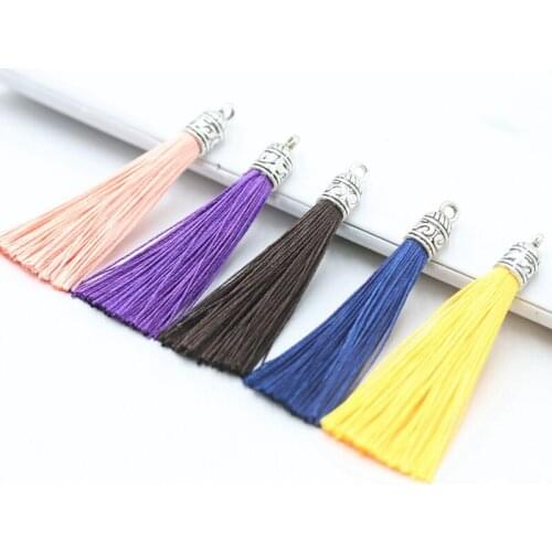 10PCS/ Classical Metal Tassel DIY Keychain Curtain Clothing Home Craft Pendant Fashion Earring Jewelry Tassel Making Accessories