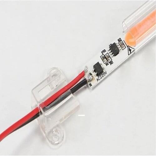 100pcs LED Bar Light COB LED Hard Strip 220V 50cm 100cm Connectable in Series Rigid Strip Cabinet LED Fluorescent Tubes