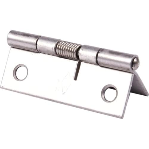 2 Inch Long Stainless Steel Self-Closing Corner Spring Draw Door Hinge