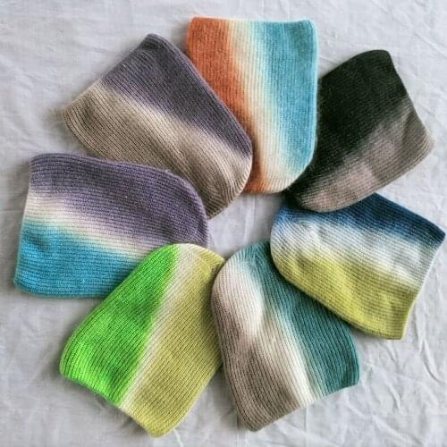 2021 Rabbit Fur Winter Hat for Women Solid Beanie Cashmere Wool Cap Female Knitted Skullies Beanies Warm Soft Knit Hat Bonnet