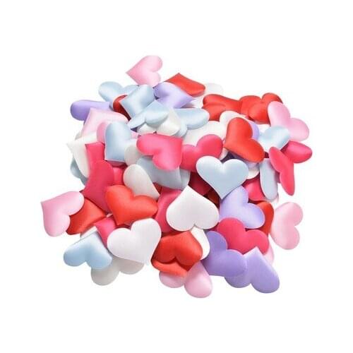 50Pcs/lot 2cm Red Sponge Heart Shaped Confetti Throwing Petals For Wedding Marriage Home DIY Party Decor Decoration Party Favors
