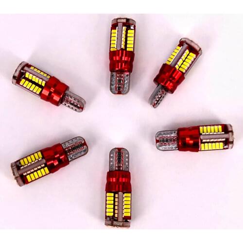 500pcs T10 LED 168 192 W5W 57 SMD 3014 Car LED Marker Light Parking Lamp 57smd Motor Wedge Bulb White adebayor
