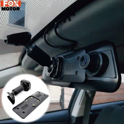 Auto Rear View Mirror Back Panel Interior Mirrors Bracket Arm Car DVR GPS Video Recording Driving Recorder Holder Dash Cam
