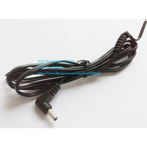 Free shipping/2pcs/High Quality DC 3.5x1.35mm 90 Degree Male plug Connector Cable with SR With SR About 1.5M