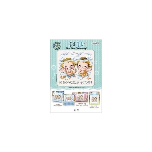 DD Mouse avatar Counted Cross Stitch Kit Cross stitch RS cotton with cross stitch SODA 4135