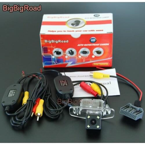 BigBigRoad For Honda FIT 2013 2014 2015 2016 City 2014~2017 Car Rear View Parking Camera Connect to Original Screen Night Vision