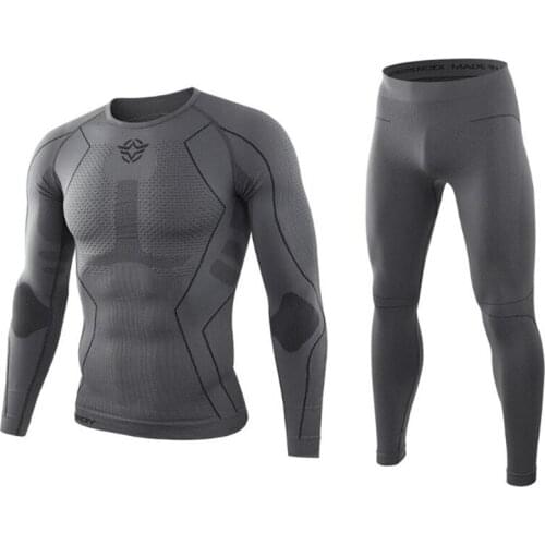 New Thermal Underwear Sets Men Compression Quick Drying Sports Fitness Long Johns Camisa Termica Thermo Underwear Muscle Clothes