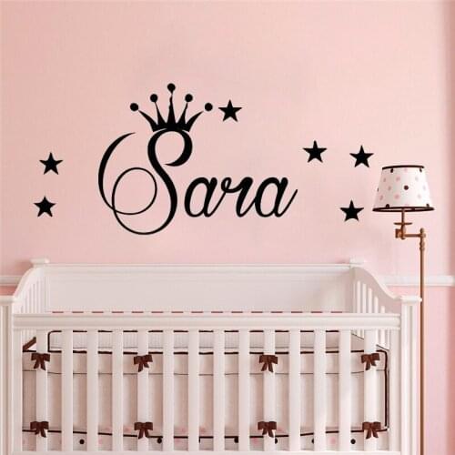 Wall sticker Princess Cinderela Rapunzel Girl Baby Wall decals Bedroom Kids Girls Boys Teenager Room Customized Sticker HY310