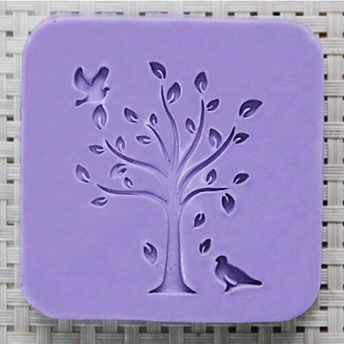 Nicole Acrylic Soap Seal Stamp Tree Pattern for Natural Handmade Mold Chapter