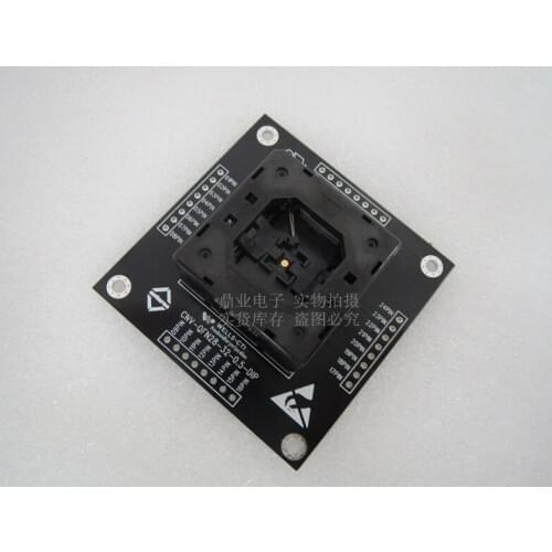 QFN28/DIP28 MFL28 DFN28 Burn-in Socket gold plating IC testing seat Test Socket test bench