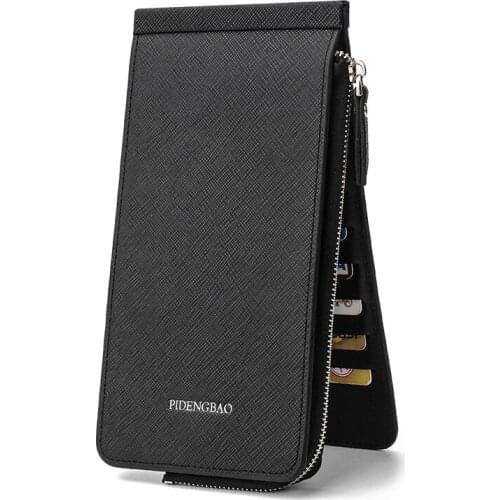 Selling Multifunctional Long Wallet Multi-slot Card Holder Purse with 26 Slot Bifold PU Blocking Wallet for Cell Phone Women Men