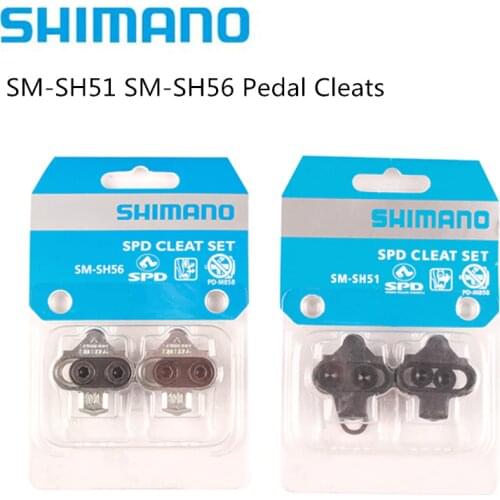 SHIMANO SPD SM SH51 SH56 Pedal Cleats Plate Bike Float Mountain Bicycle Cleats SH51 SH56 M520 M540 M8000 M8020 Original Shimano