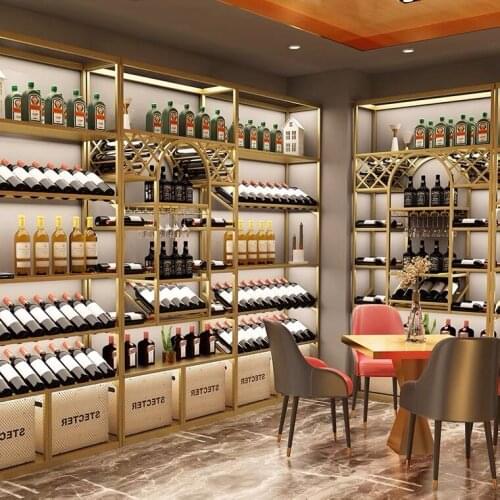 China Furniture LANBO Red Wine Cabinet Small Constant Temperature Household Ice Bar Double Door Embedded Beverage Cabinet