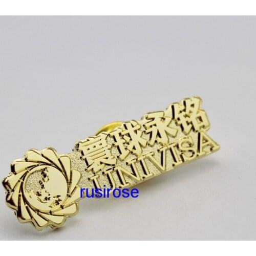 DIY Global business conference special badge, enhance the corporate image brooch custom