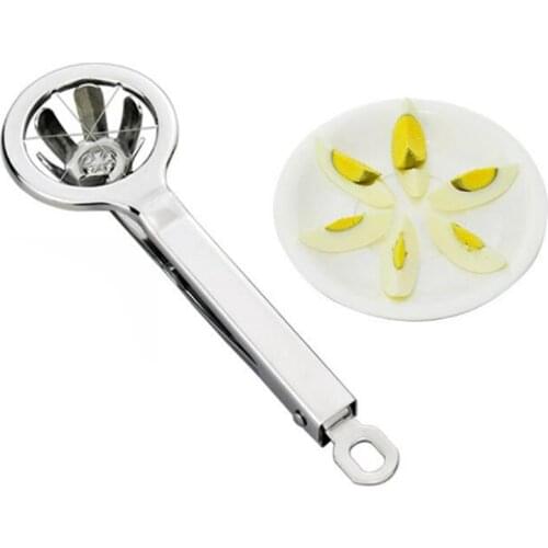 Wonderlife Stainless Steel Egg Splitter Hex Egg Slicers Mold Manual Slicing Egg Cutter Kitchen Eggs Tools Egg Dividers Moulds