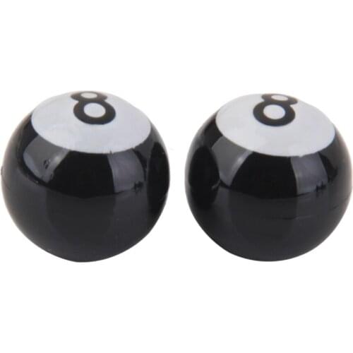 2PCS Round Ball CAR MOTORCYCLE BIKE TYRE TIRE WHEEL AIR VALVE DUST CAP COVER