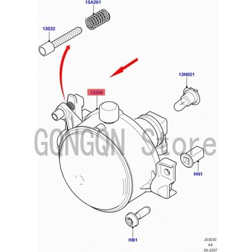 CAR Fog Light Left For dMo nd eoF oc us Anti-collision tail light Rear bumper fog light Turn signal Reversing light