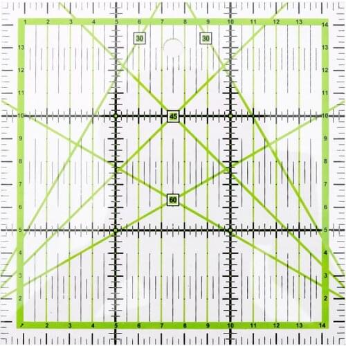 DIY Square Patchwork Feet Tailor Yardstick Cloth Cutting Rulers DIY Sewing Tool Multi-function Yardstick Cloth Cutting Ruler