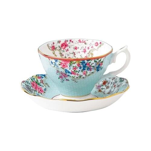 European Albert Bone China Coffee Set Container Ceramic Porcelain Dish Afternoon Tea Milk Cup Organizer Kitchen Accessories