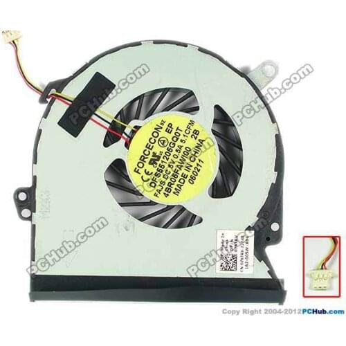 Forcecon DFS551205GQ0T FAJS notebook fan 76TRV