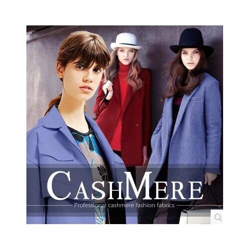 High-end export Italian cashmere fabric winter jacket wool fabric thick coat cashmere wool fabric wholesale cashmere cloth