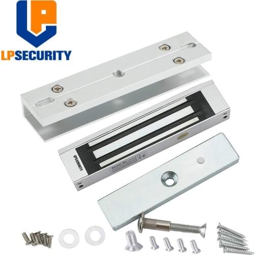 LPSECURITY with U clamp bracket 12VDC 350LBS 180kg Electric Magnetic door lock smart EM lock for access control