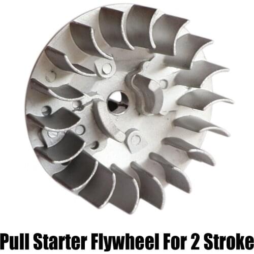 Mini Moto Recoil Pull Starter Flywheel For 2 Stroke 47cc 49cc Engine Parts Pocket Bike Chinese Dirt Quad ATV Crosser