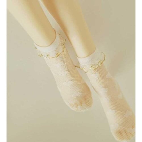 10PCS/LOT Wholesale SD BJD Doll Accessories Beautiful Lace 1/4 BJD Socks 1/3