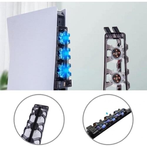 Easy Installation Portable 3 Fans Long Service Life Game Console External USB Cooling Fan for PS5