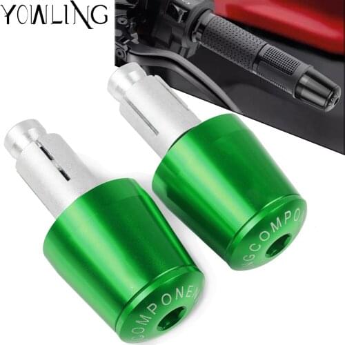 For Kawasaki Z1000 SX 2011-2017 Ninja 1000 Z1000R Z1000SX 2011-2013 Motorcycle Handlebar Grips Slider Cap Plug Aluminum Bar End