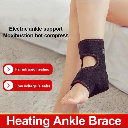 Tourmaline Self heating Far Infrared Magnetic Therapy Ankle Care belt Support Brace Heel Massager Foot Health Care 2020 New
