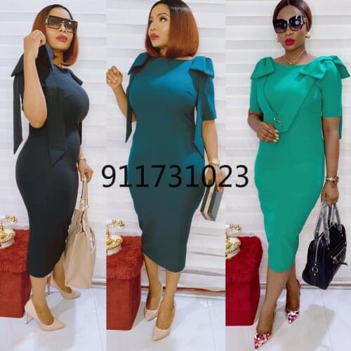 Spring Autumn Africa Clothing Long Sleeve Dress African Dresses For Women Sexy O-Neck Perspective Slim Dress Office Lady Party