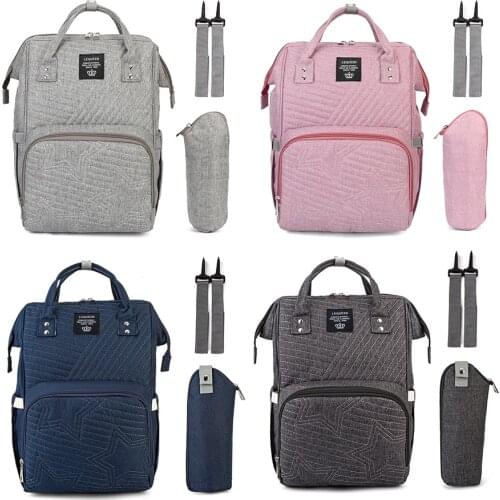 EmbroideredWaterproof Mommy Maternity Nappy Bag Travel Nursing Backpack Large Capacity Diaper Handbag Portable Stroller BabyCare