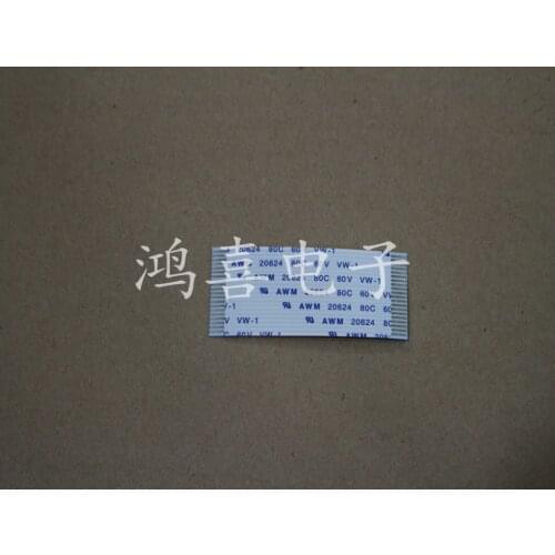WZSM New AWM 20624 80C 60V FFC FPC Flexible Flat cable 1.25mm pitch 20pin Length 53mm 250mm 1800mm Forward