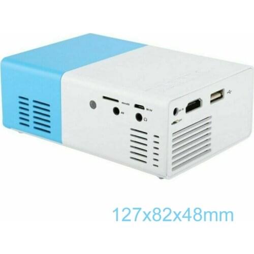 YG300 Mini Pocket LED 3D Projector HD 1080P Home Theater Cinema USB HDMI-compatible SD Home Audio Video Equipments Set